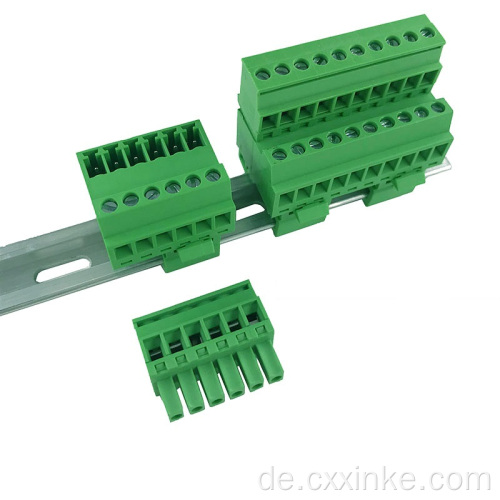 3,81 mm Pitch Guide Rail Type männliche und weibliche Plug-in-Terminals